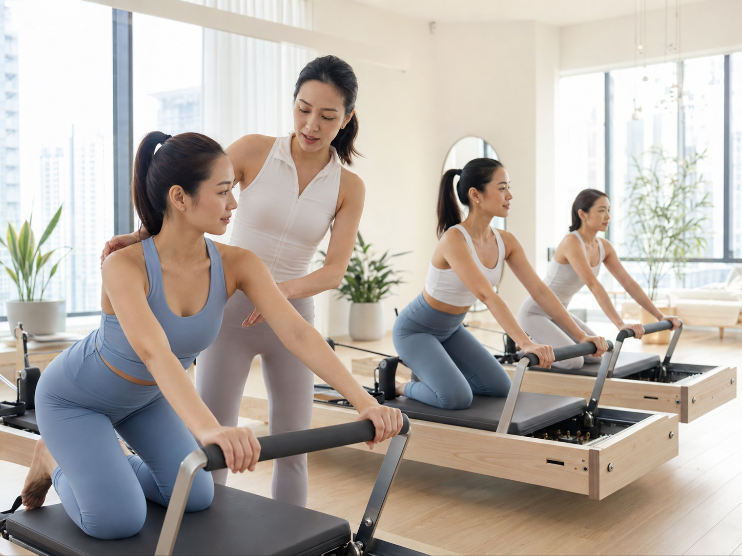 Pilates class attachment